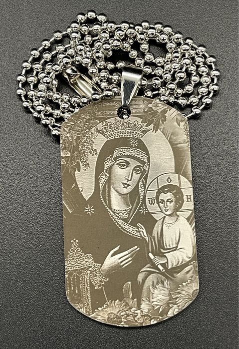 Гравировка на жетоне