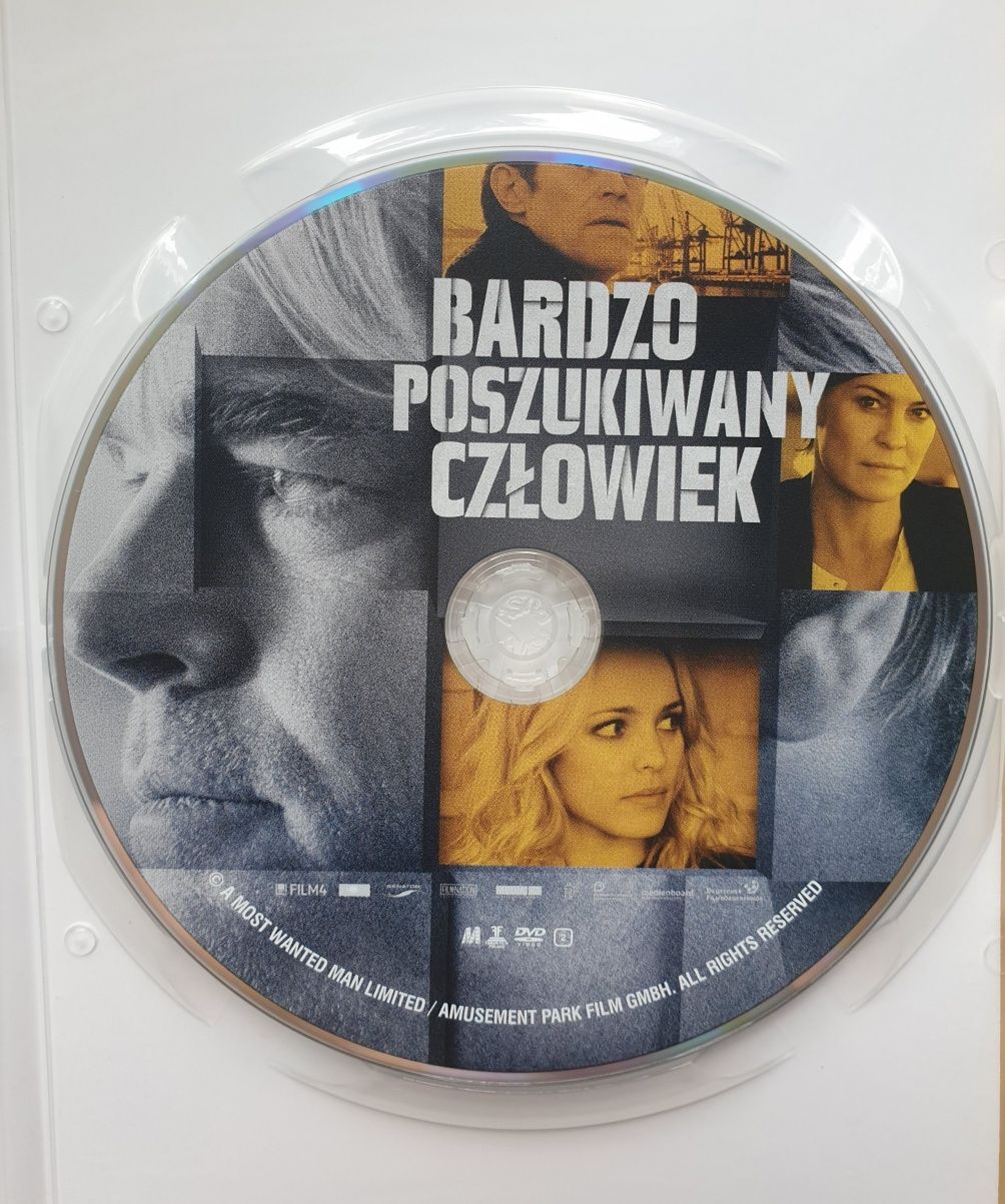 Film DVD Bardzo poszukiwany człowiek Dafoe McAdams Wright