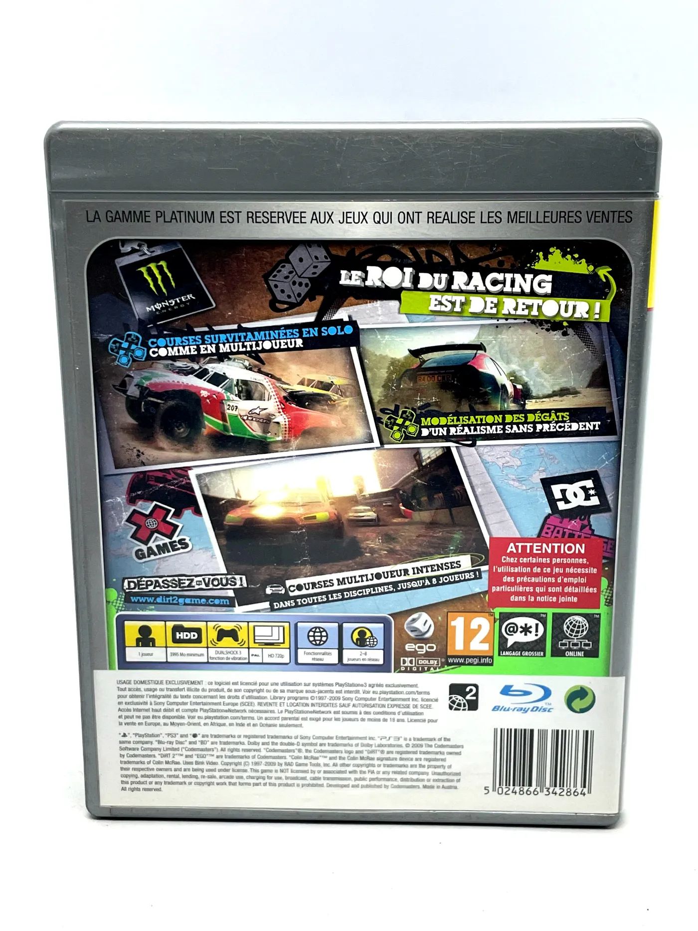 Colin McRae Dirt 2 PS3 Po Angielsku