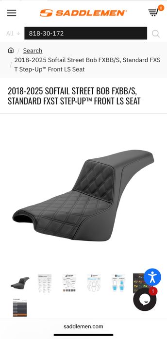Saddlemen новое сиденье Harley Davidson SOFTAIL STREET BOB FXBB/S FXST