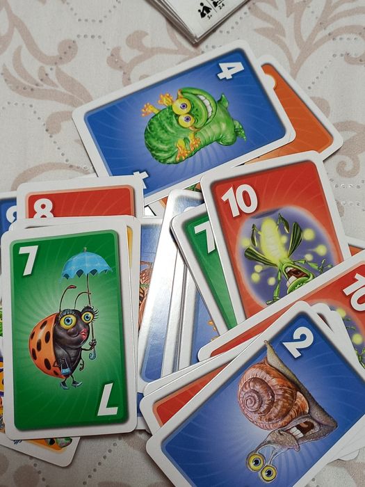 Детская игра.настольная игра.уно.немецкая настоящая игра.новые карты.