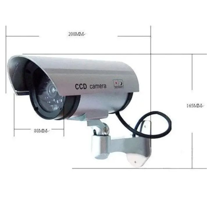 Муляж камеры видеонаблюдения купольная, двигающаяся наружная