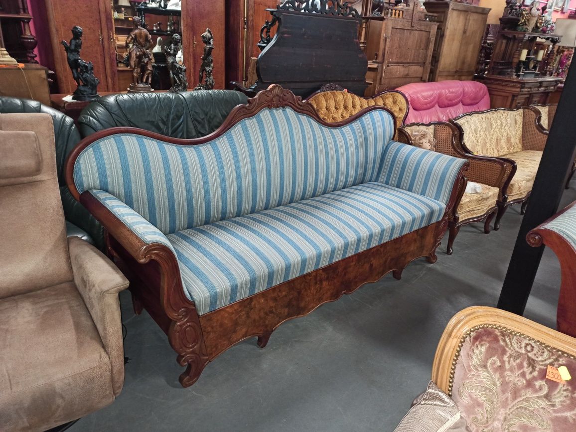 Kanapa biedermeier, stara sofa