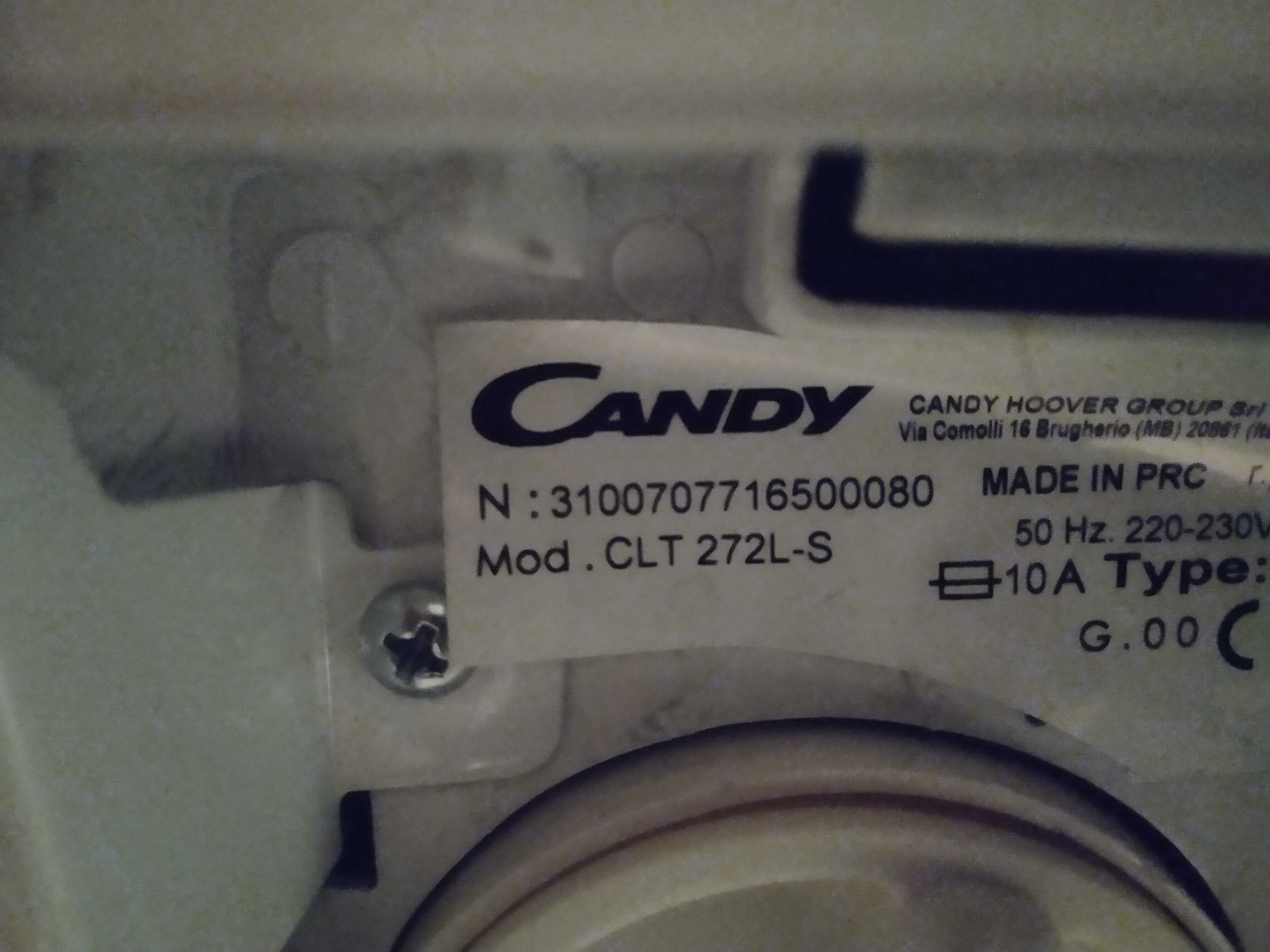 Pralka Candy CLT 272 L-S na części