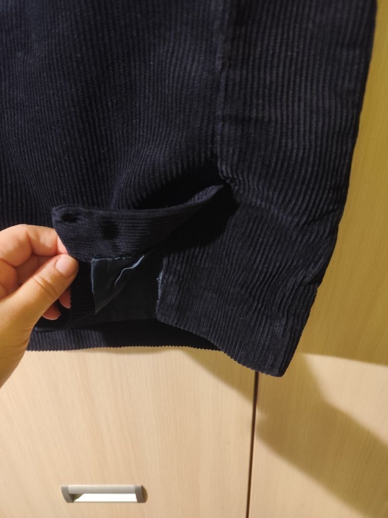 Nowa sztruksowa spódnica mini, next r.42