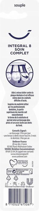 Signal action anti-plaque szczoteczka miękka