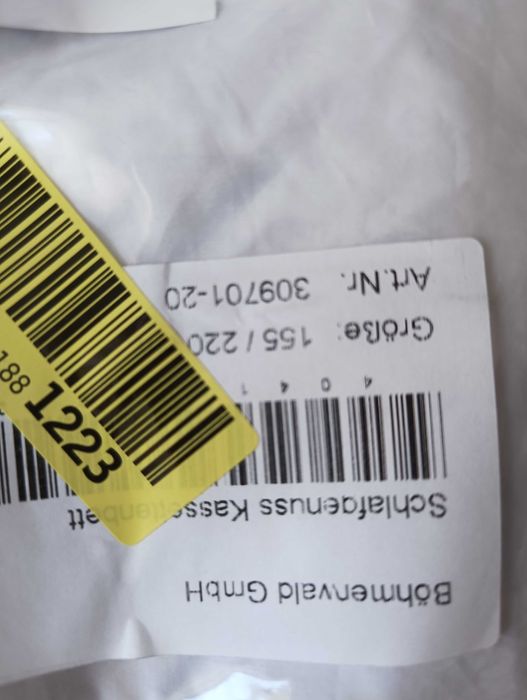 Böhmerwald Normal Kołdra Puchowa, Biały, 155 x 220 cm NOWA