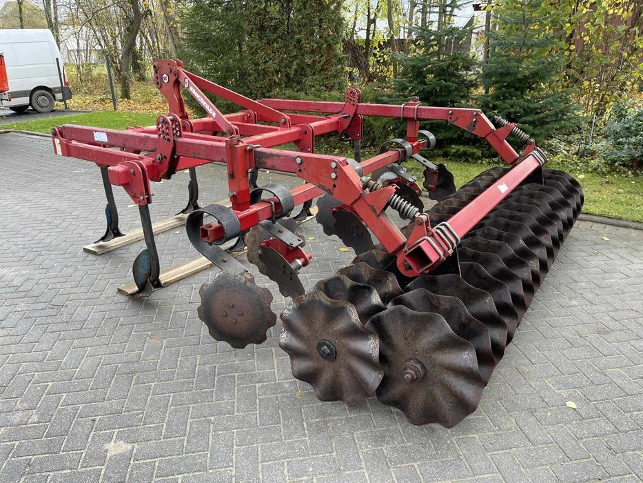 Agregat Ścierniskowy Bezorkowy Uprawowy Kongskilde 3m wał Twin Disc