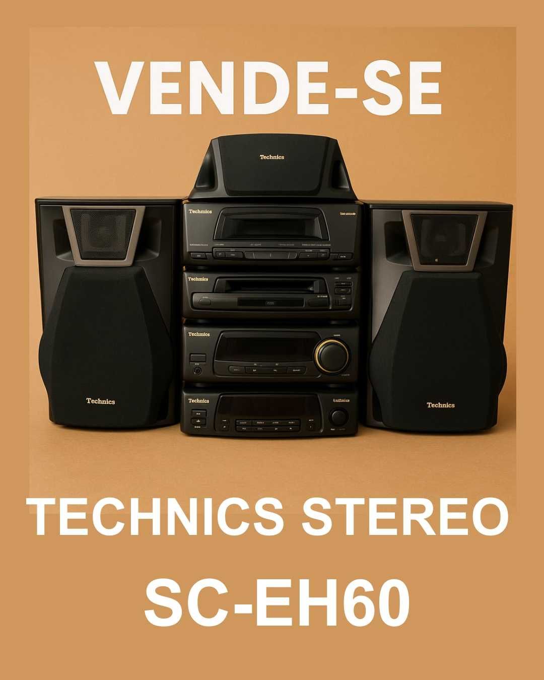 Tenhnics Stereo System SC-EH60 - Completo com Colunas Originais