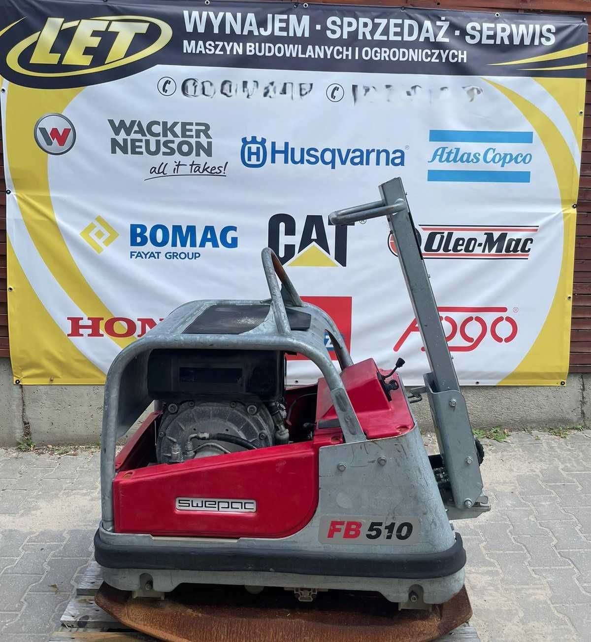 Zagęszczarka SWEPAC FB510 500 KG #wacker #hatz #weber #swepac