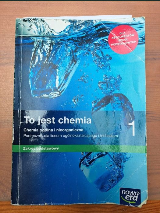 To jest chemia 1 Nowa Era Podstawowy zakres