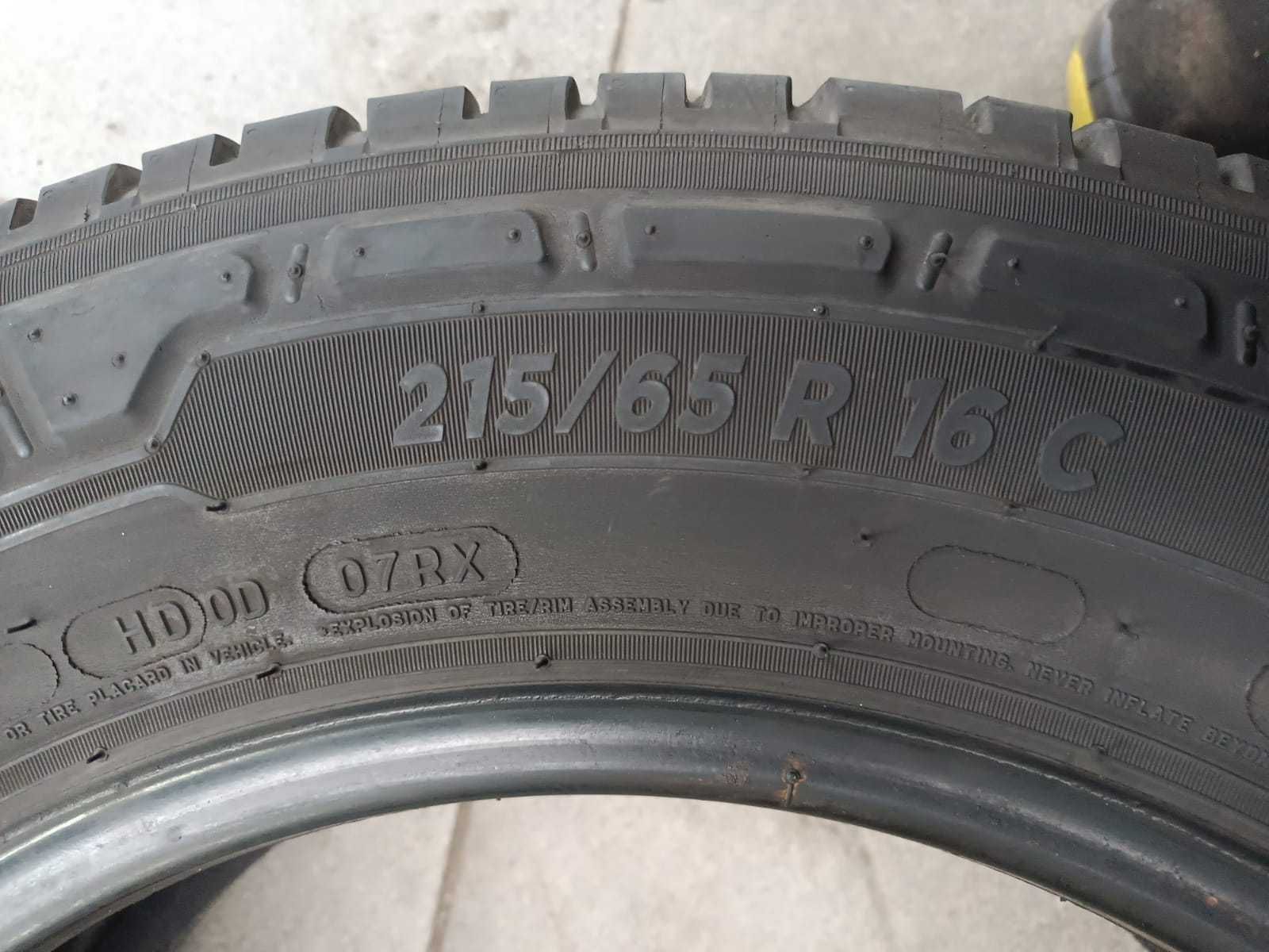 2x 215/65R16C Michelin Agilis 3, letnie 6,01 mm ,2021r – FV