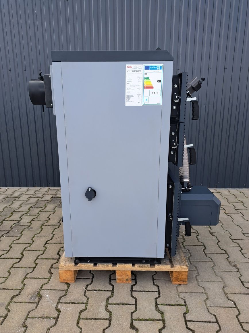 Kocioł piec z podajnikiem na pellet I drewno hybrydowy 24 kW euro5 hit