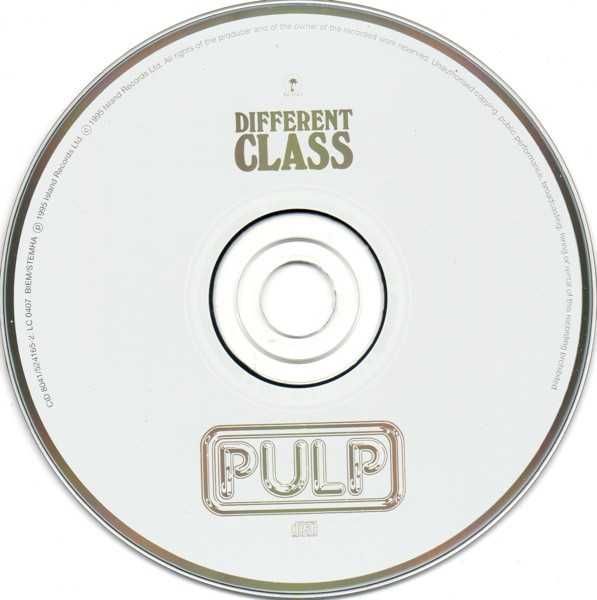 PULP cd Different Class                          indie    folia