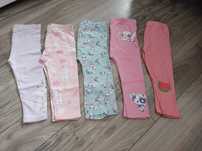 Legginsy r. 86 4 sztuki króliczki atomówki