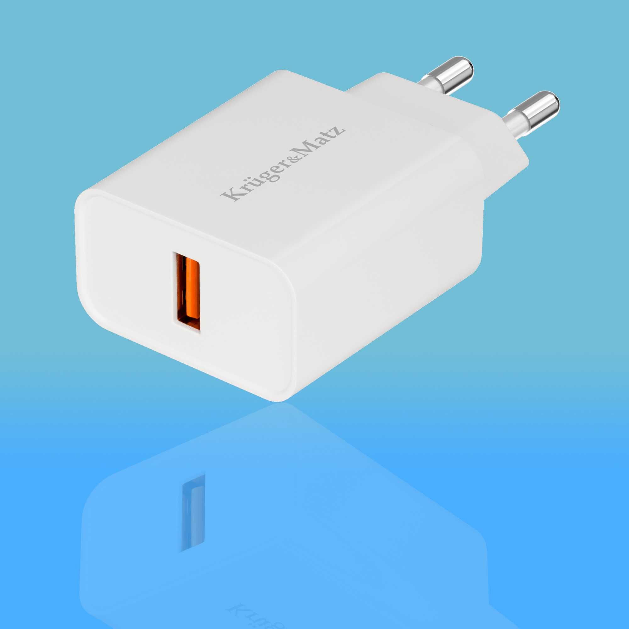 Ładowarka sieciowa Kruger&Matz z funkcją Quick Charge