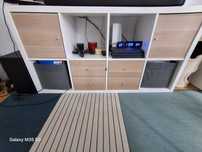 Regał Kallax Ikea biały/dąb