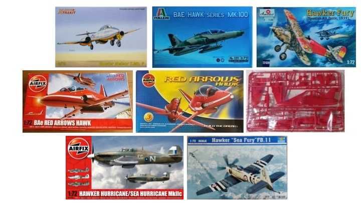Kits aviões 1:72 Ingleses