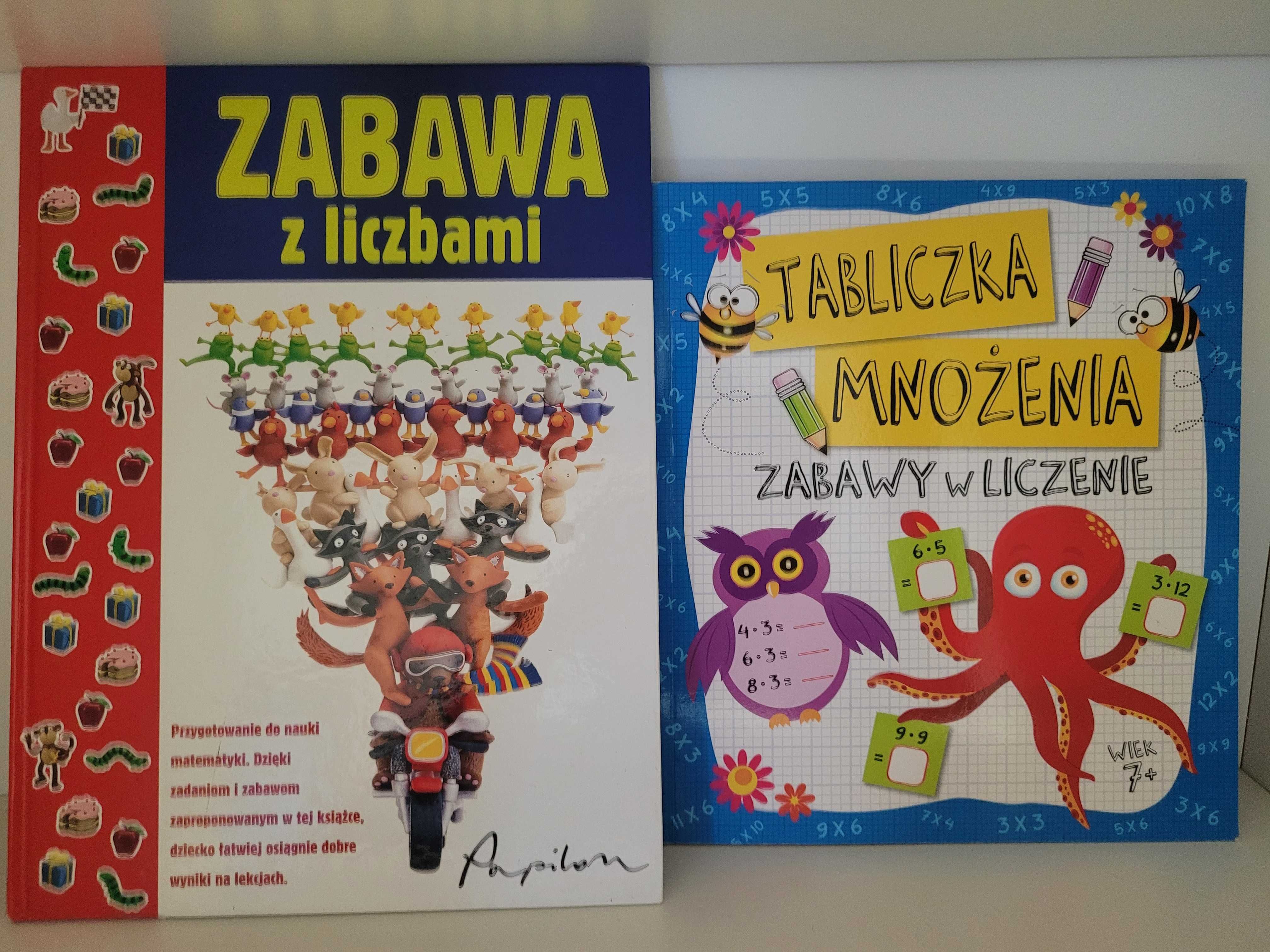 Książeczki edukacyjne - matematyka. NOWE