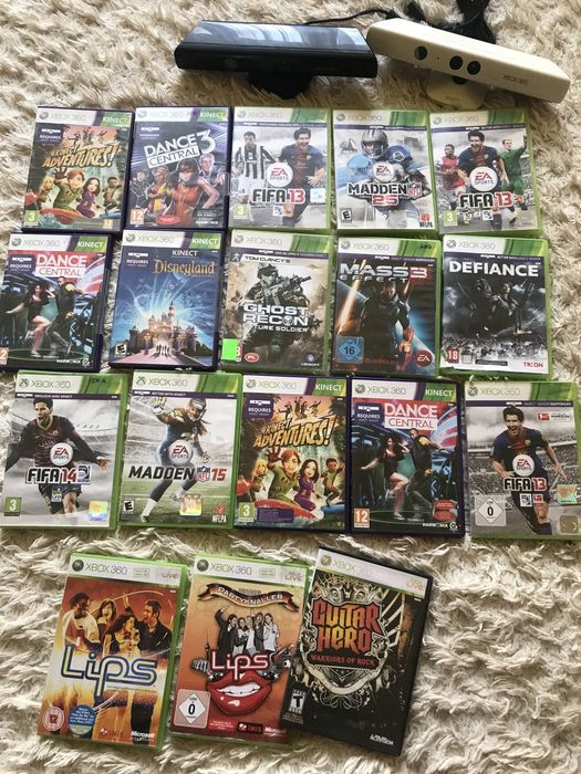 Кінект до xbox 360 та диски до кінекту