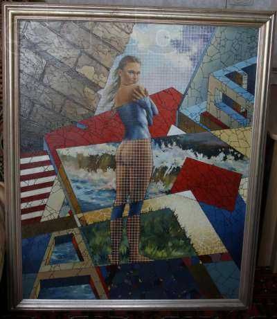 Стас Кадочников. Картина "Линии жизни" 100х80 см Холст. Масло. 90-е гг