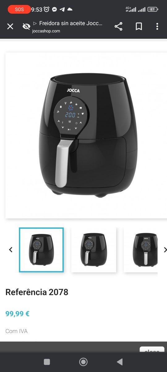 Airfryer JOCCA 5L