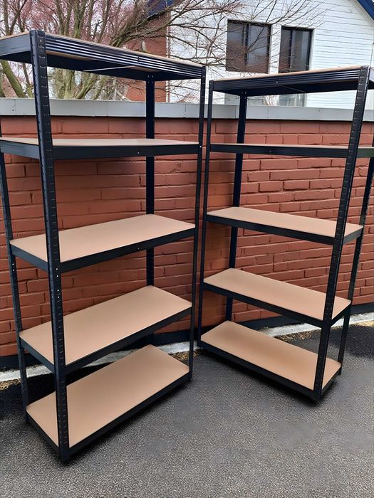 Металеві стелажі для дому, гаража та складу — до 175 кг на полицю