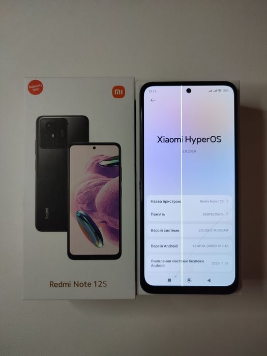 Xiaomi redmi note 12s, 8/256Gb