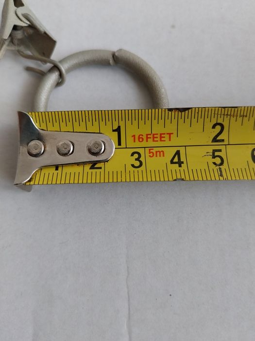 Metalowe kółka z żabkami do karniszy 20 sztuk