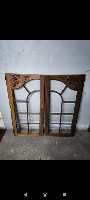 Janelas de madeira antigas para decoração de natal