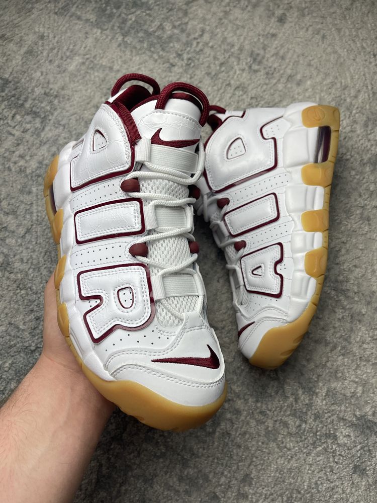 Nike Air More Uptempo 39 Burgund White *NOWE*