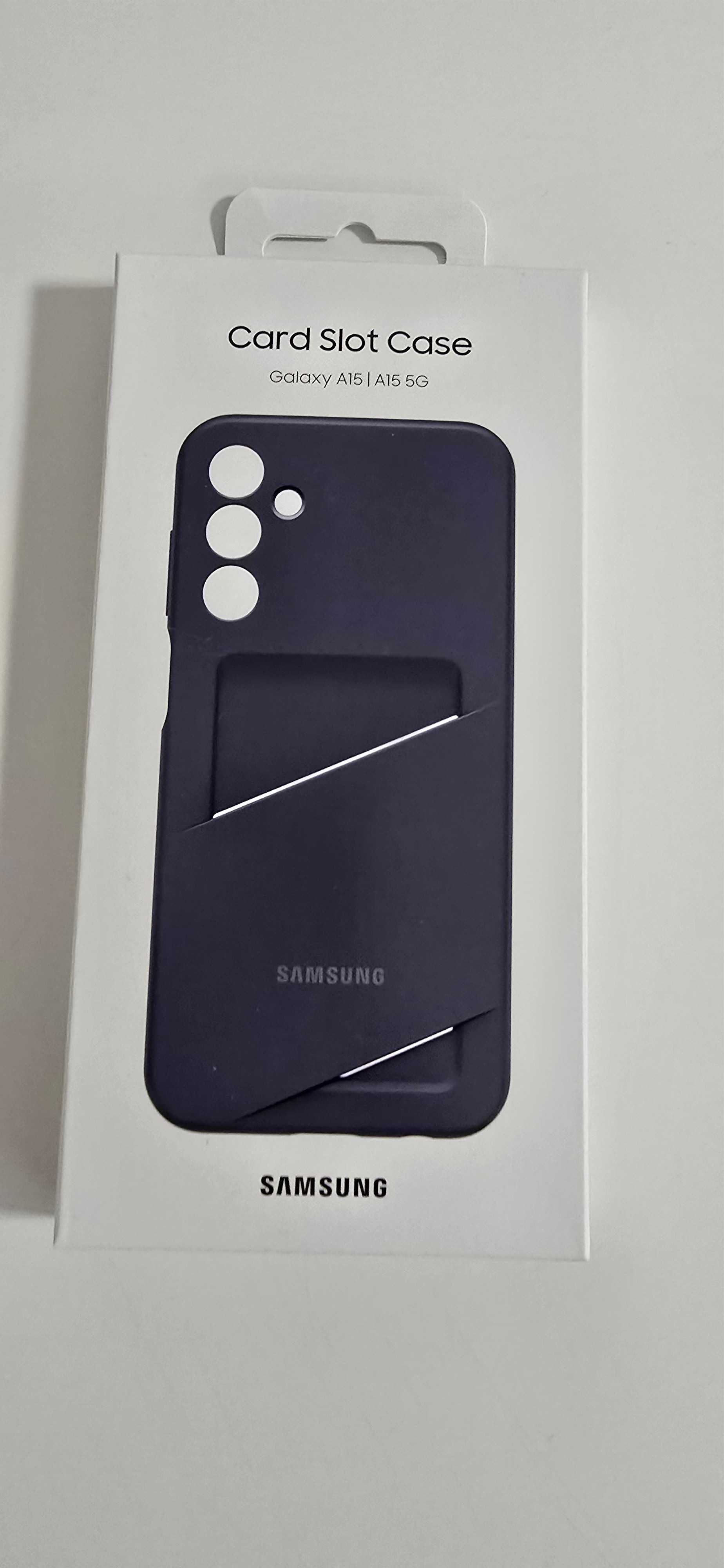 Etui plecki do Samsung Galaxy A15 oryginalne nowe Card Slot Case