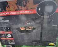 Vendo churrasquira electrica 2 em 1 Nova