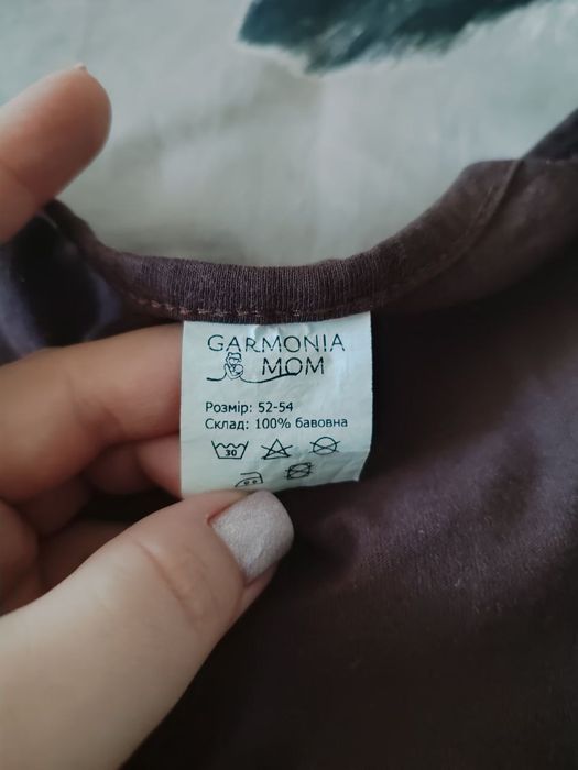 Комплект в пологовий халат і сорочка для годування і