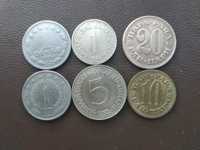 Монеты Югославии 1965-1984гг.