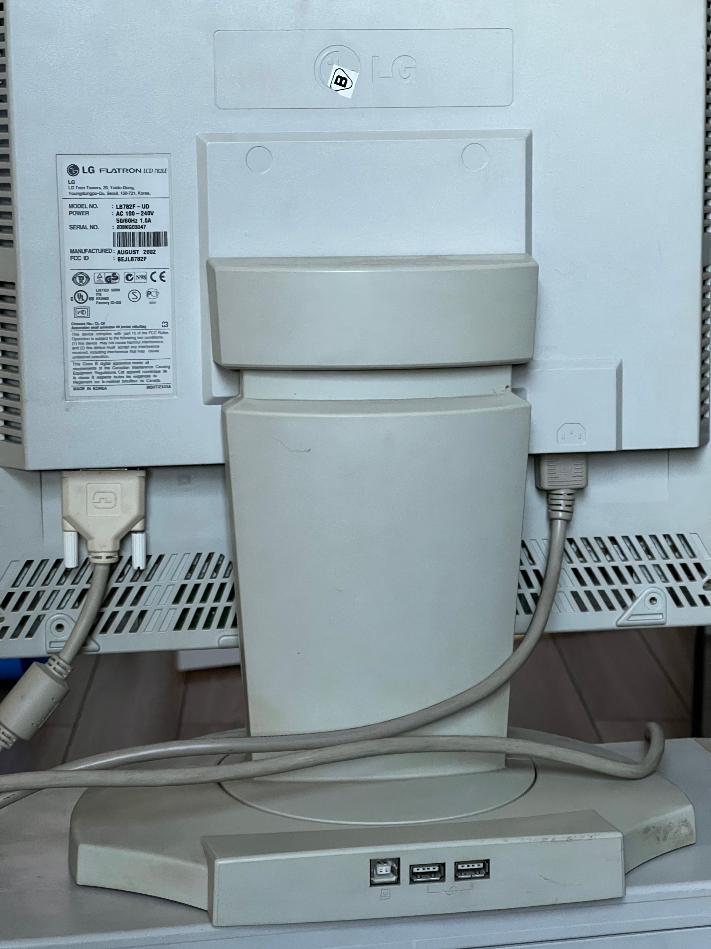 Monitor LG Flatron LCD 782LE (Odbior osobisty)