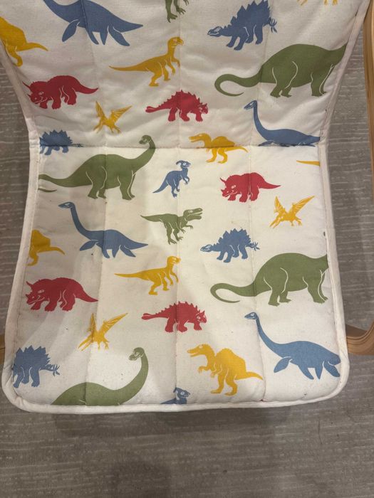 Poltrona p/criança, chapa de bétula/Skogbo motivo animal - IKEA