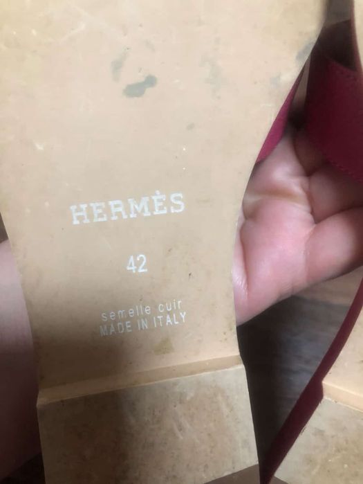 Шльопанці Hermes 42