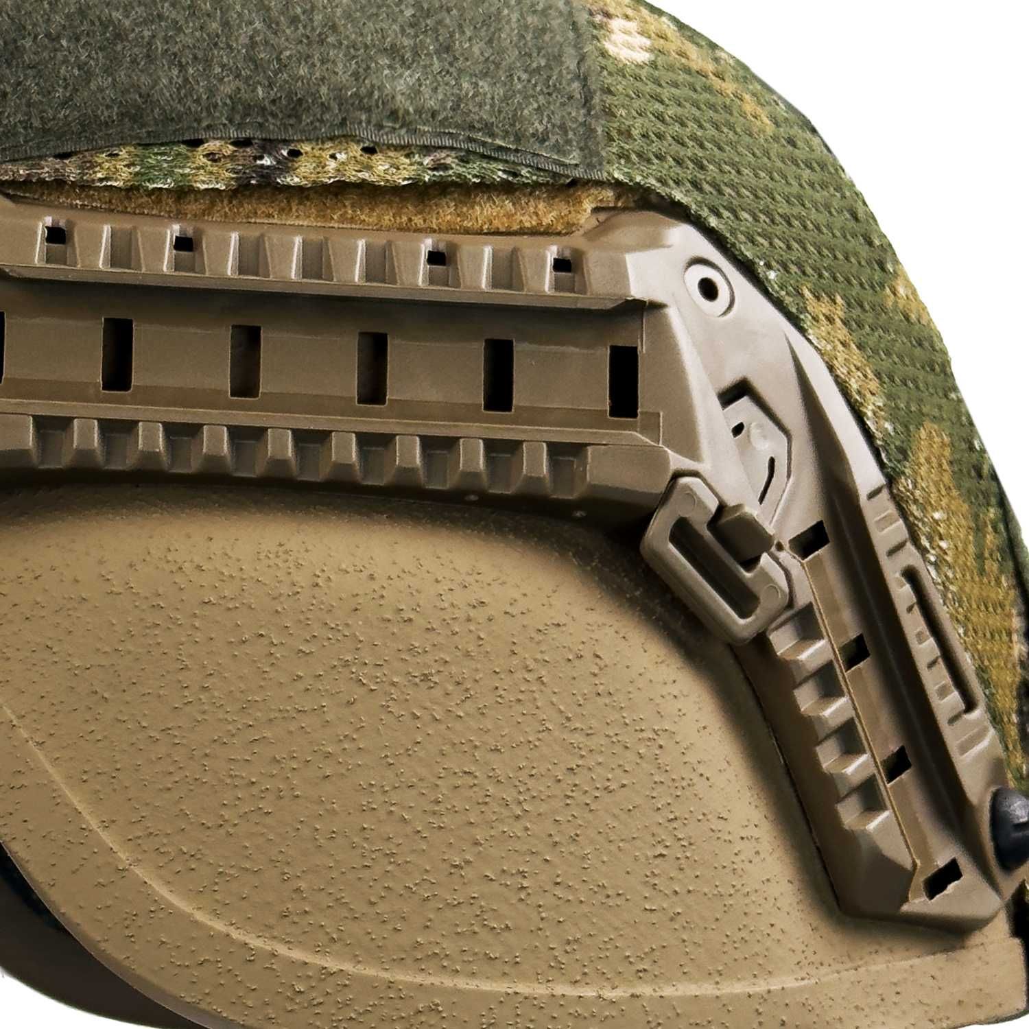 Шлем (каска) с ушами Sestan-Busch Helmet NIJ IIIА BK-ACH-MC. Койот.