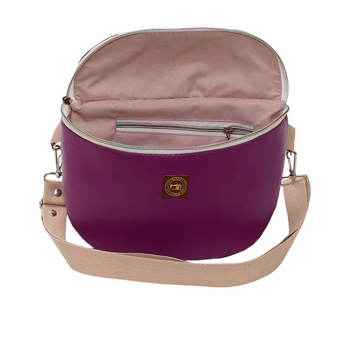 Nerka Fioletowa - Miejska Torebka Saszetka Damska