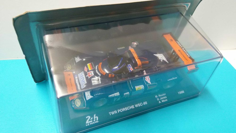 TWR Porsche WSC95 #7: Vencedor 24h Le Mans 1996 - Miniatura esc 1/43