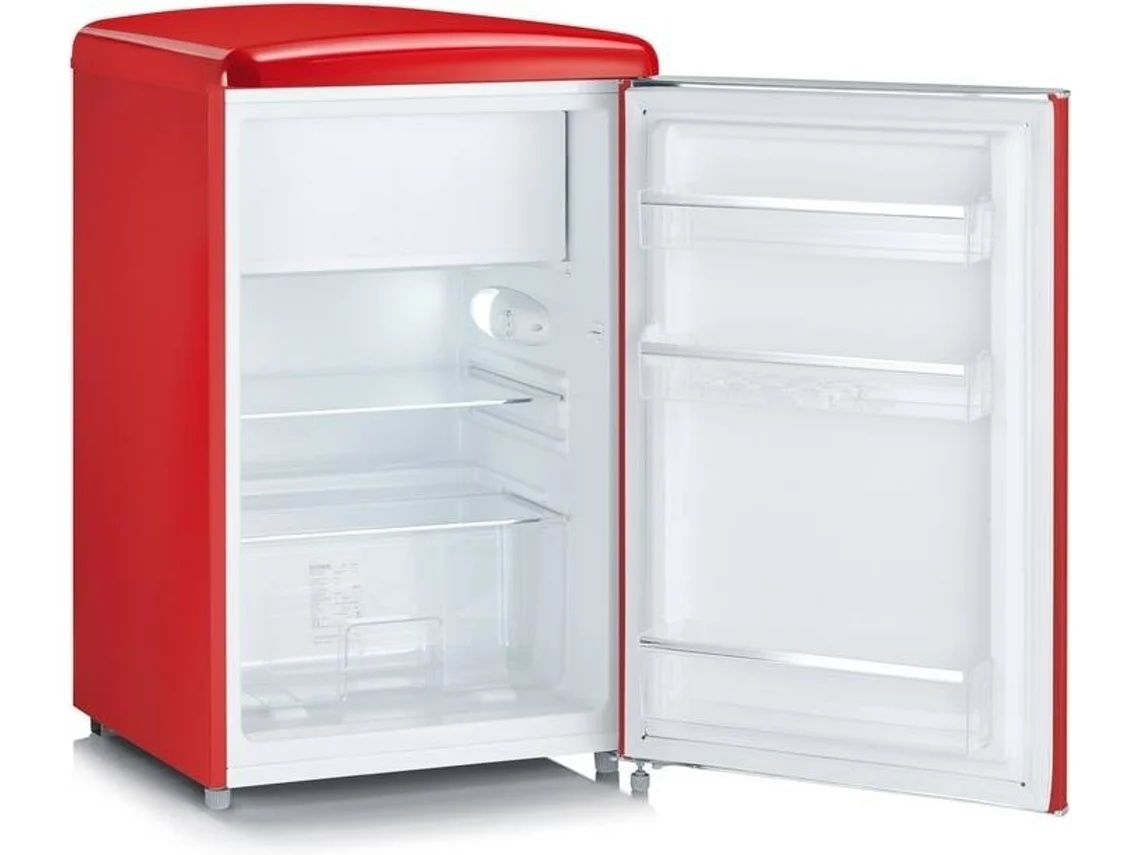 Frigorífico mini bar frigobar retro Séverin Italia SMEG vermelho vinta
