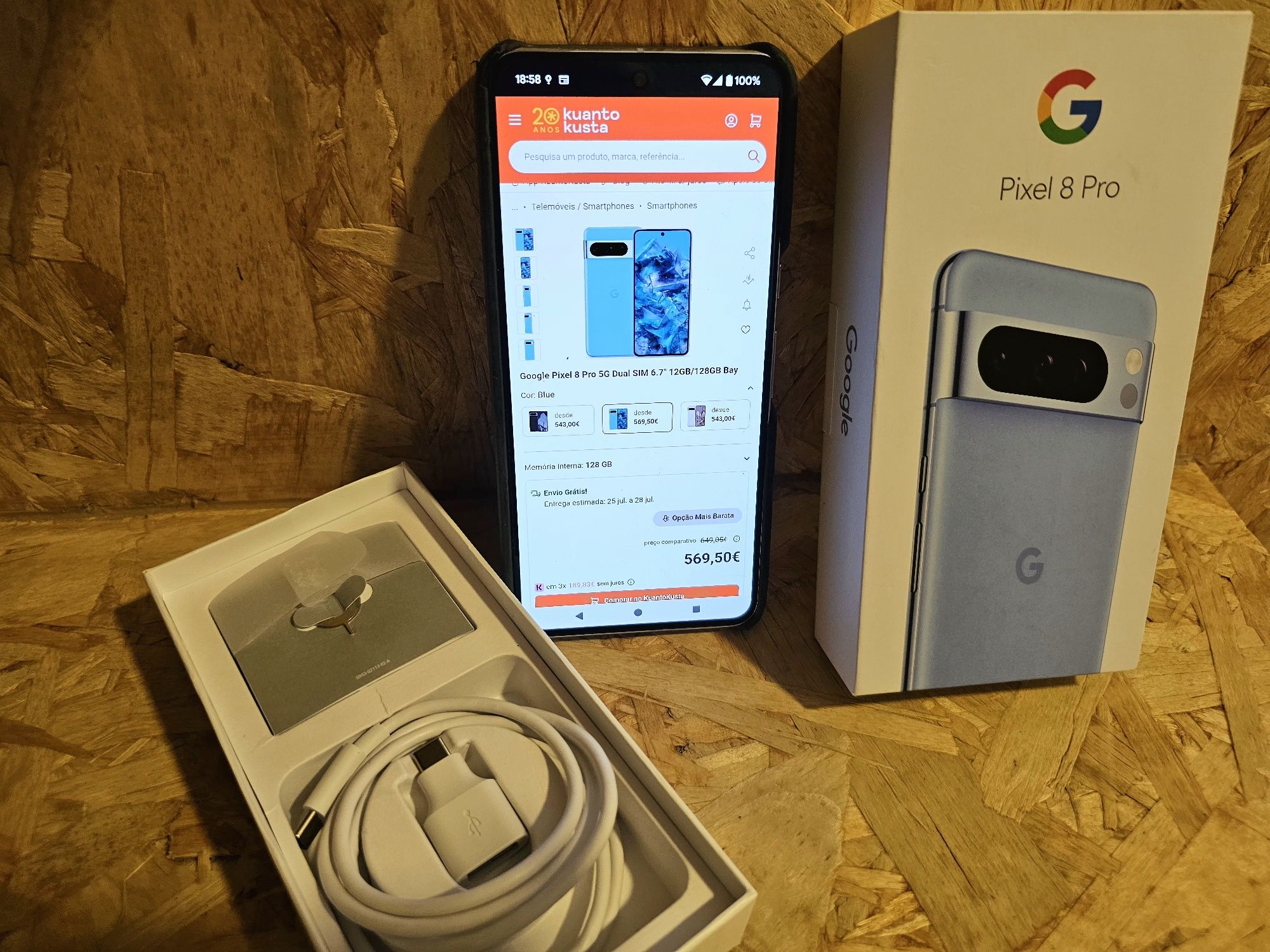Telemóvel Google pixel 8 pro 12 GB