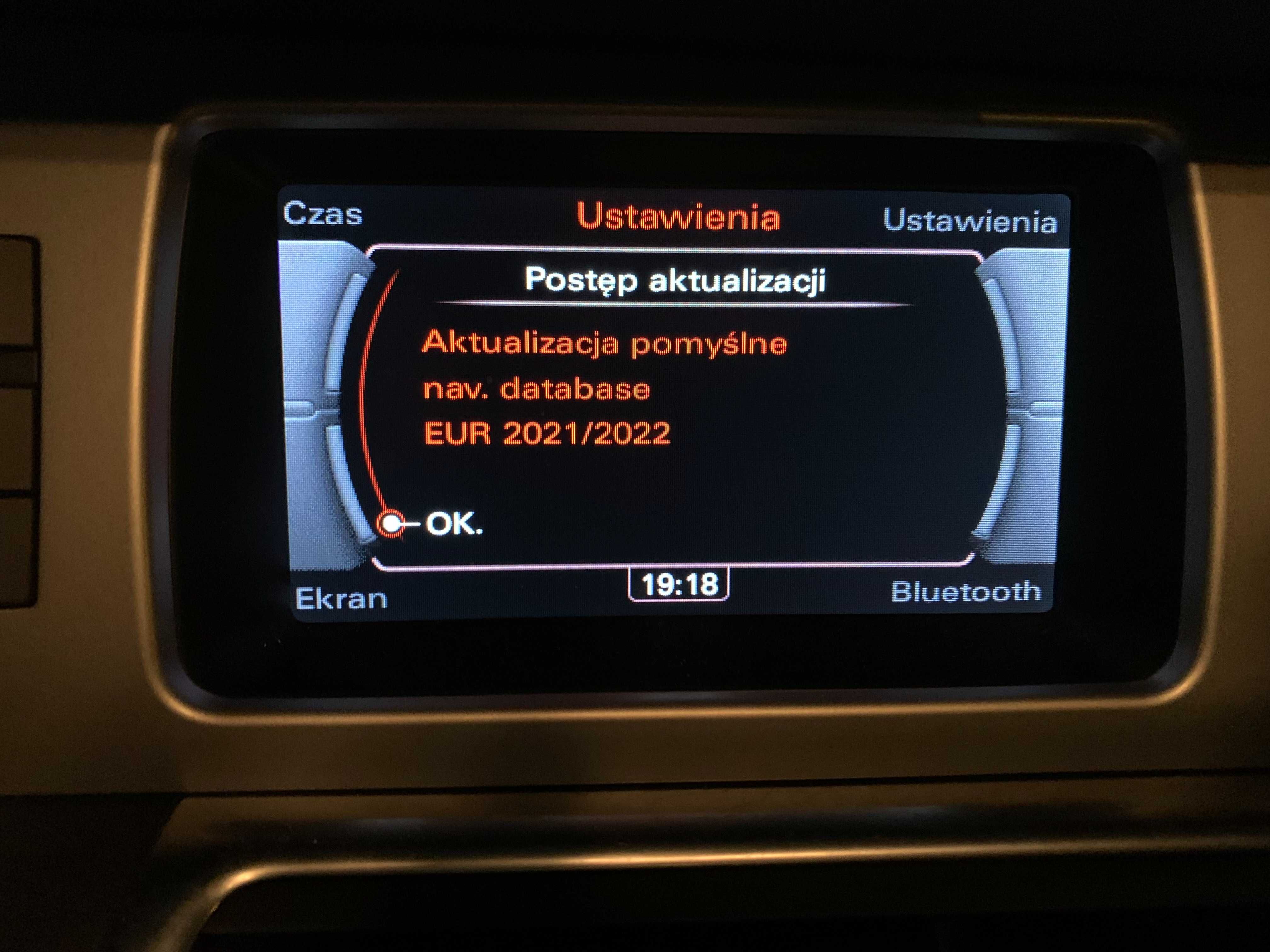 Menu Polskie Nawigacja AUDI MMI 3G A8 A7 A6 A4 A5 USA