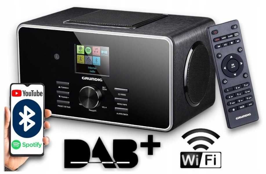 Radio GRUNDIG DTR 6000 Internetowe BLUETOOTH DAB+ FM Spotify Nowe !