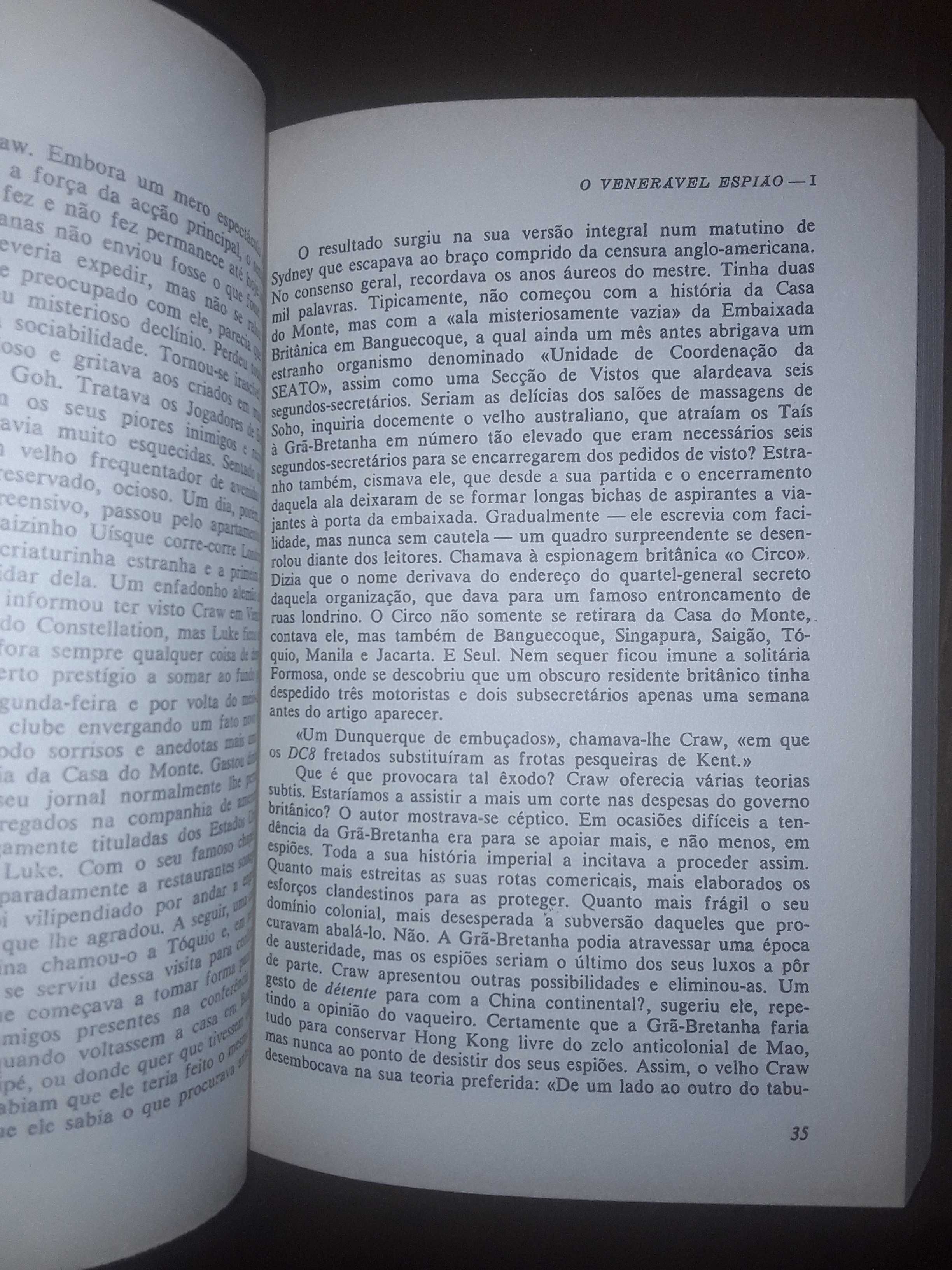 O venerável espião - John le Carré 2 Volumes