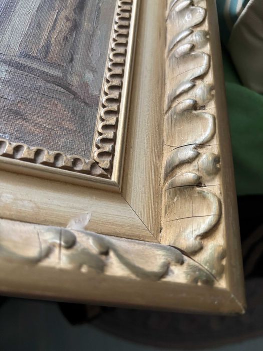 Obraz olejny na płótnie, J. Moriani, poł. XX wieku