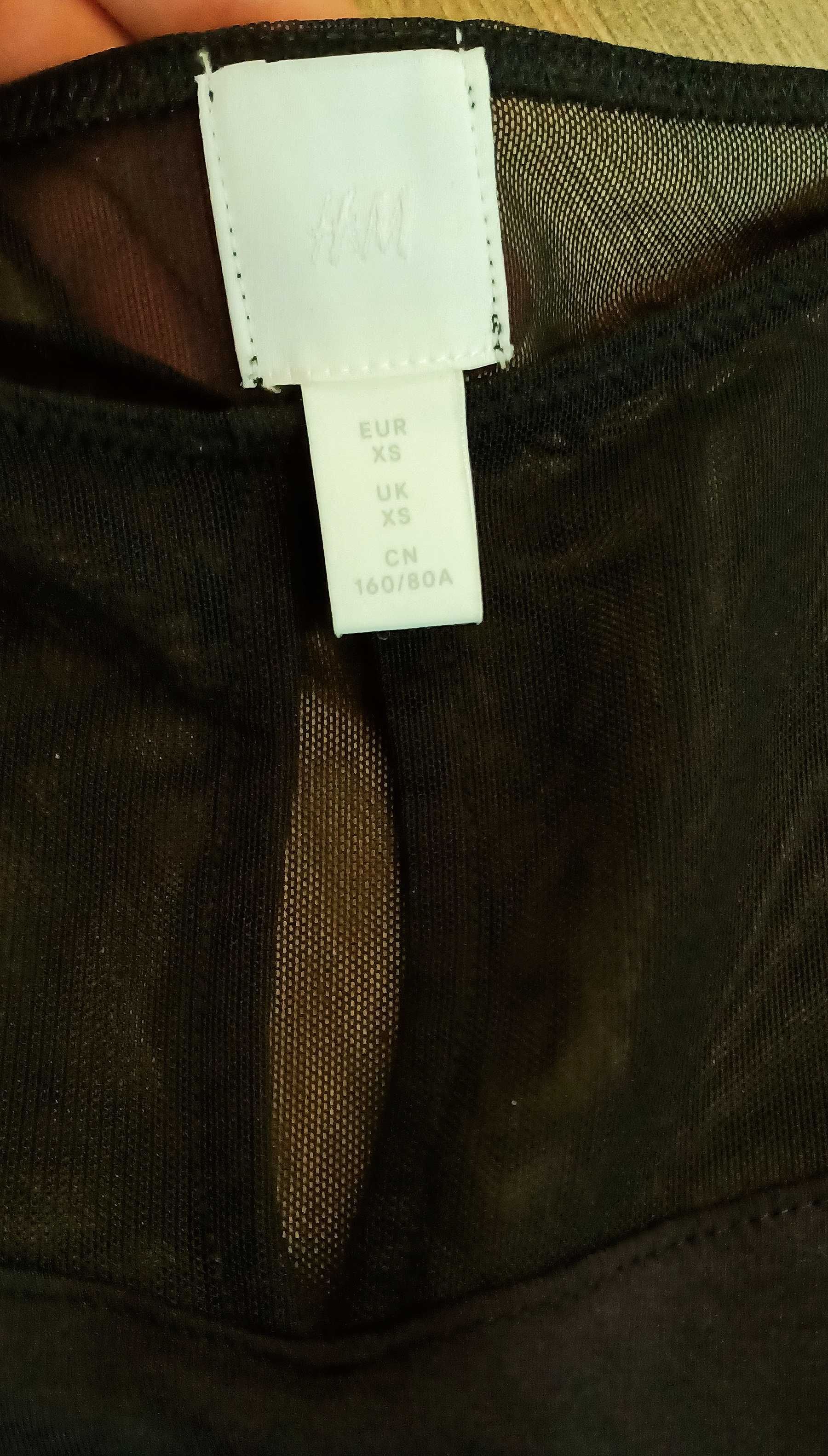 Чорний боді  h&m