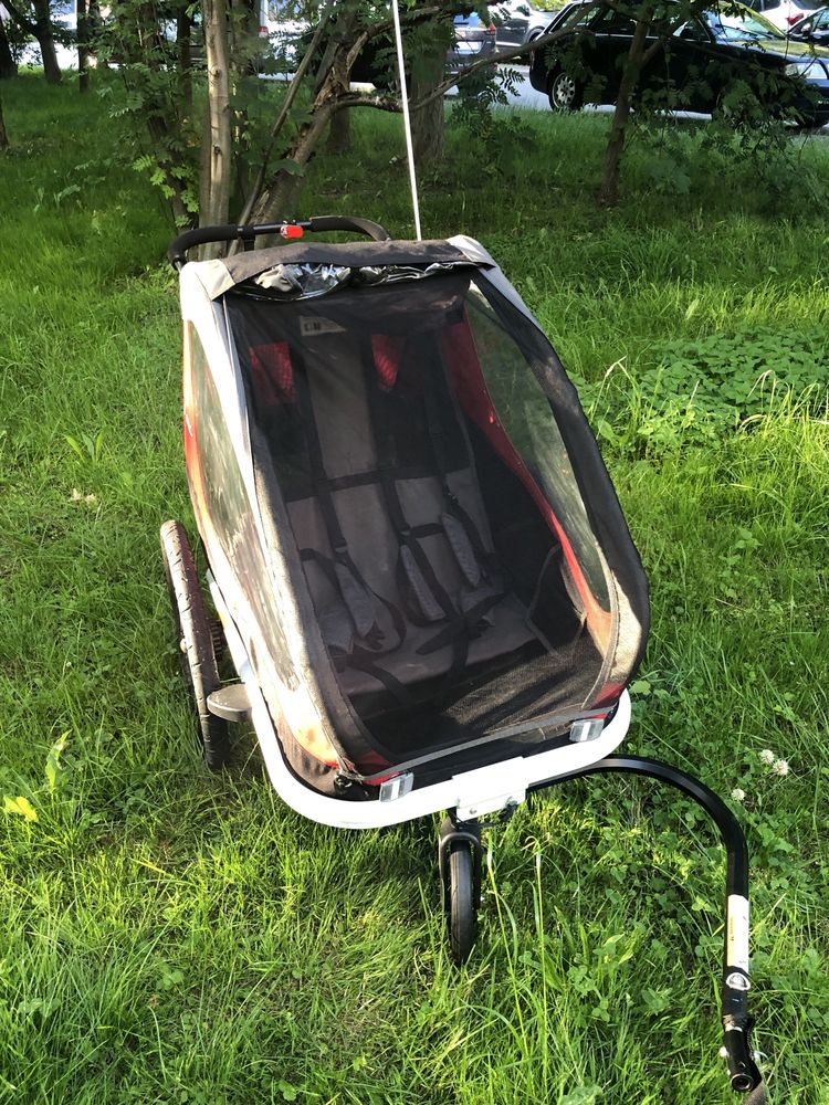 Przyczepka rowerowa Hamax 2-osobowa