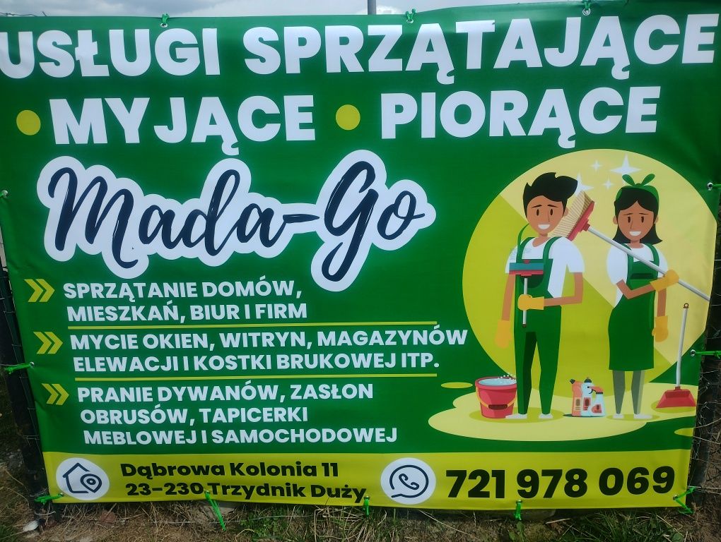 Usługi Sprzątanie, Mycie,Pranie dojazd do klienta gratis do 100km